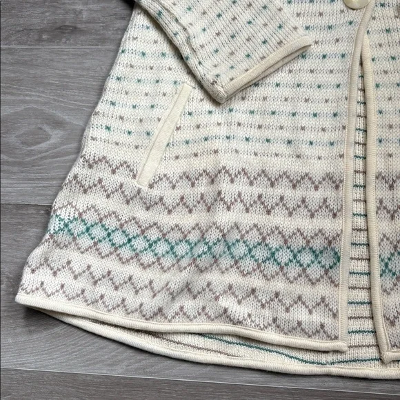 Free People Cozy Cream Hooded Cardigan Sweater - Picture 3 of 9